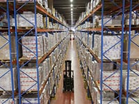 Soudal's central warehouse in Turnhout.